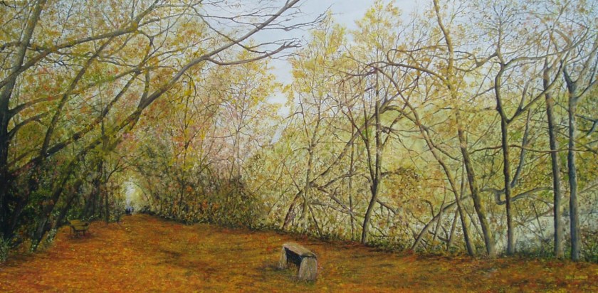 Texas Fall Oil on Canvas 1020WX520H $950